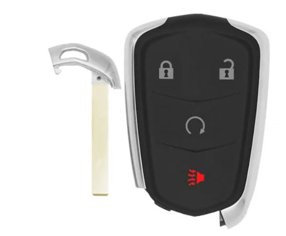 Cadillac XT4 2019-2021 4-Btn Smart Key w/Remote Start FCC: HYQ2EB - 433 Mhz