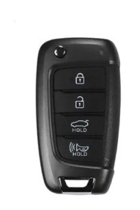 Hyundai Accent 2018-2021 4-Button Flip Remote Key w/Trunk  FCC: NYOSYEC4TX1707  - 433 Mhz