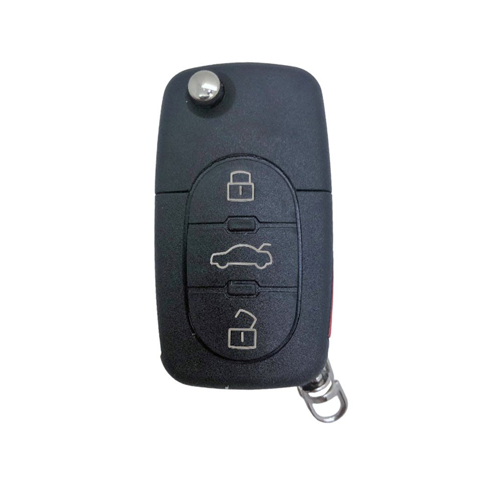 VW 1998-2002 4-Button Remote Head Key - ROUND BUTTONS   FCC: NBG8137T - 315 Mhz