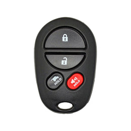 Toyota Sienna 2004-2013 4-Button Remote w/ Hatch   FCC: GQ43VT20T - 315 Mhz