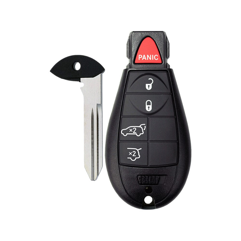 Jeep Commander/Grand Cherokee 2008-2013 5-Button FOBIK NO KEYLESS GO #8   FCC:  IYZ-C01C - 433 Mhz