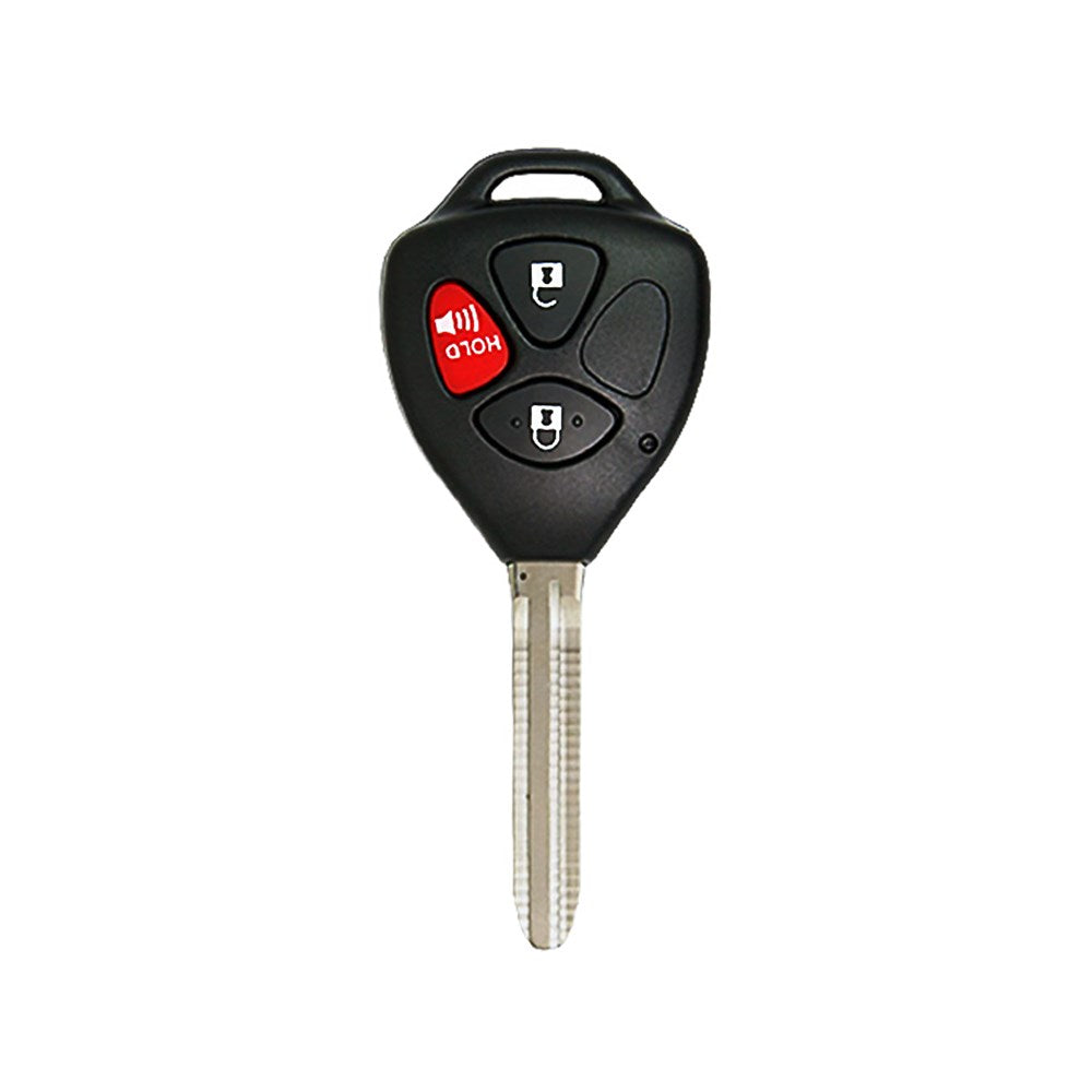 Toyota Yaris 2007-2013 3-Button Remote Head Key   FCC: MOZB41TG - 315 Mhz