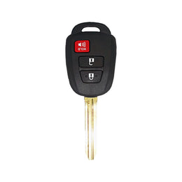 Toyota Prius C 2012-2017 3-Button Remote Head Key   FCC: HYQ12BDM / HYQ12BEL - 315 Mhz