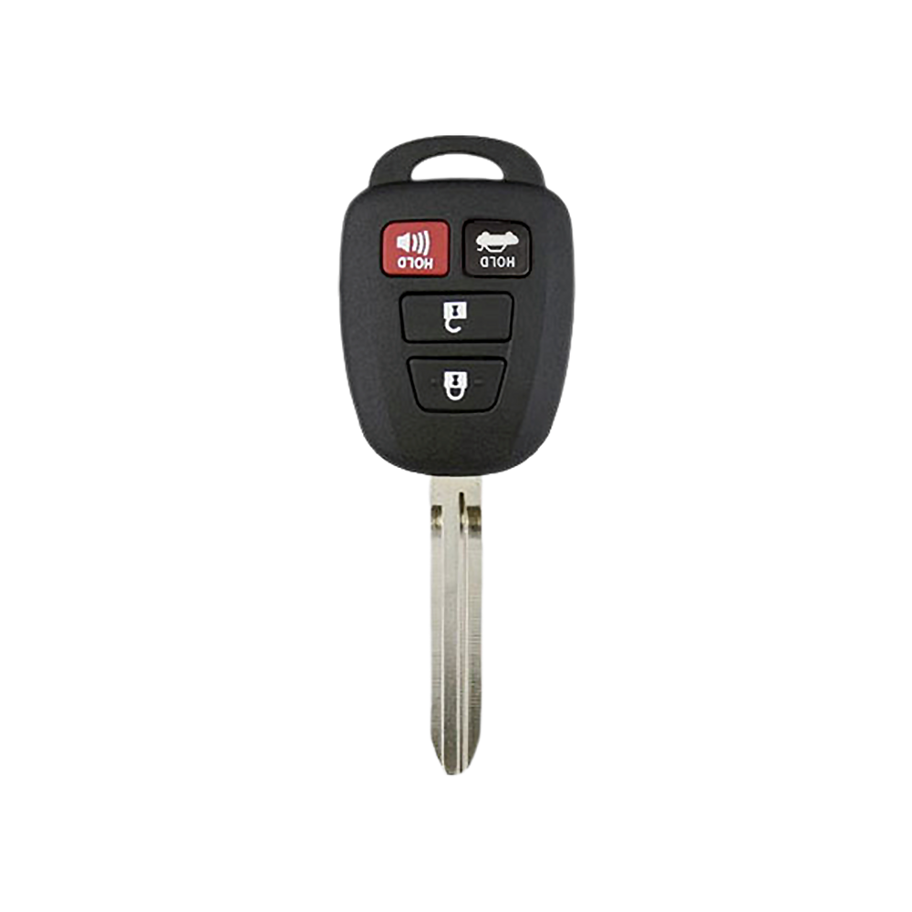 Toyota Camry/Corolla 2014-2018 4-Button Remote Head Key w/Trunk   FCC: HYQ12BDM / HYQ12BEL - 315 Mhz