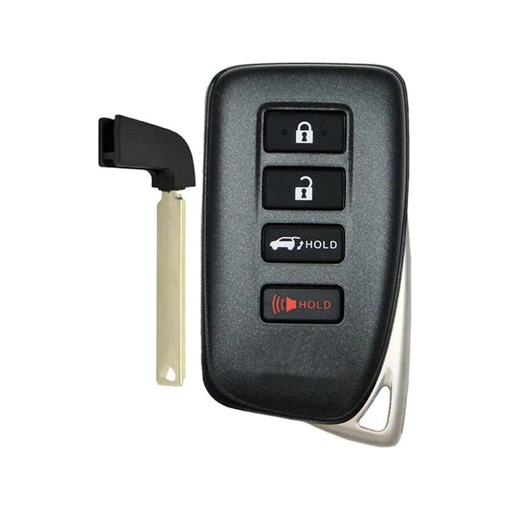 Lexus RX350/450h 2016-2020 4-Button Smart Key w/Hatch   FCC:  HYQ14FBB - 315 Mhz