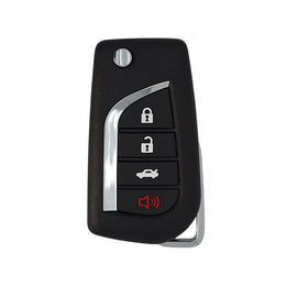 Toyota 2011-2014 4-Button Flippy Remote Head Key w/ Trunk   FCC: GQ43VT20T - 315 Mhz