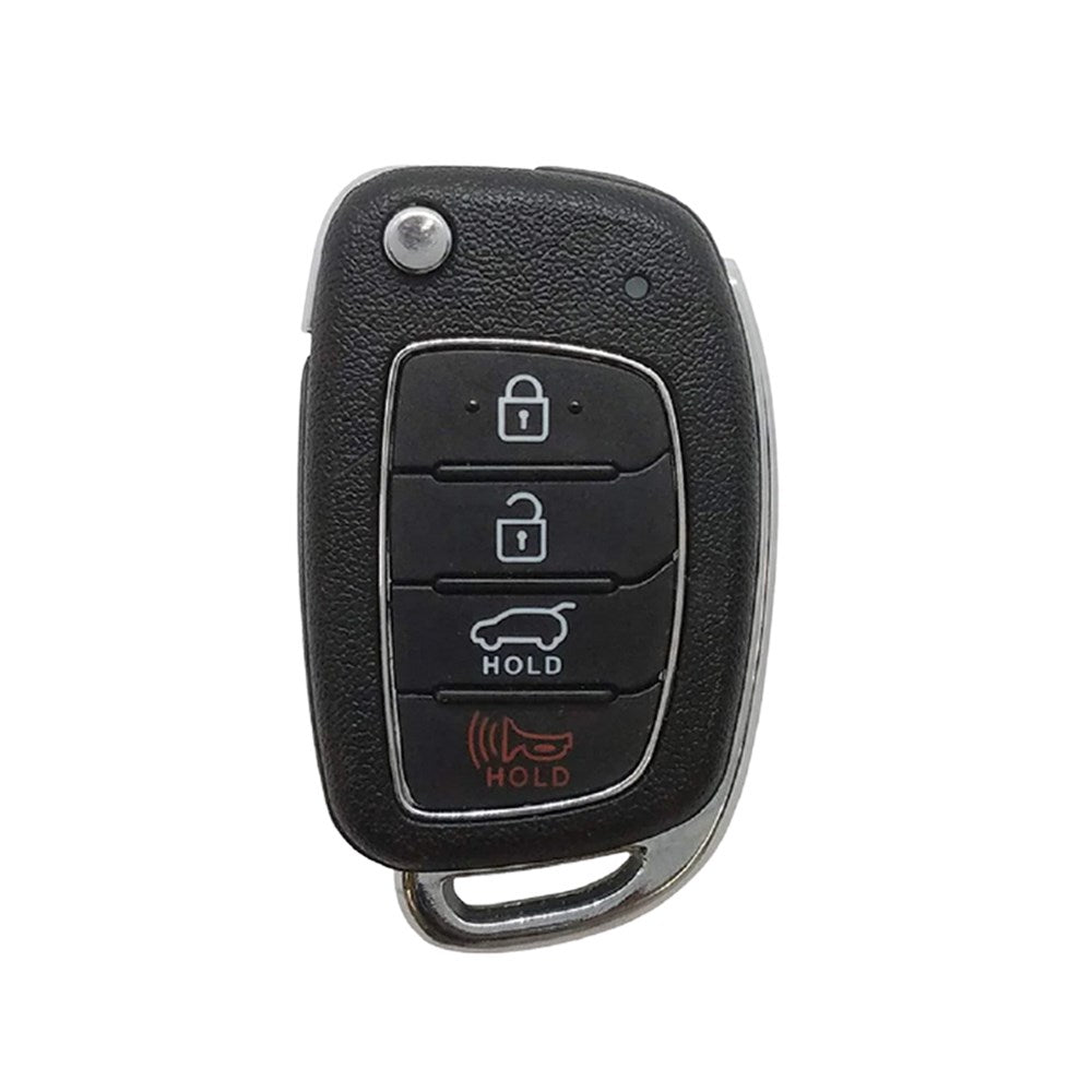 Hyundai Santa Fe 2017-2019 4-Button Flip Key   FCC:   TQ8-RKE-4F31 - 433 Mhz