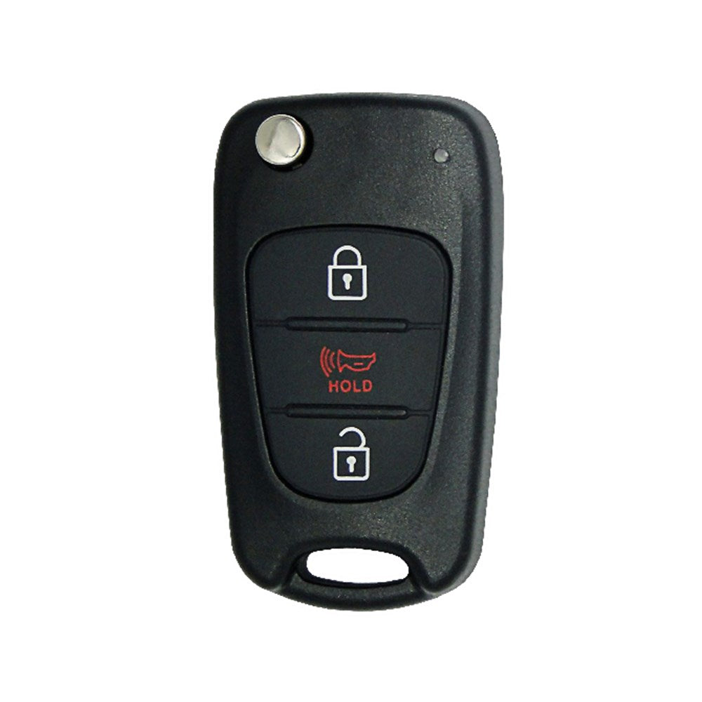 Kia Soul 2010-2013 3-Button Flip Key Remote   FCC: NYOSEKSAM11ATX / Assy: AM F/L - 315 Mhz