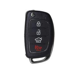 Hyundai Sonata 2014-2017 4-Button Flip Key Remote   FCC:   TQ8-RKE-4F16 - 433 Mhz