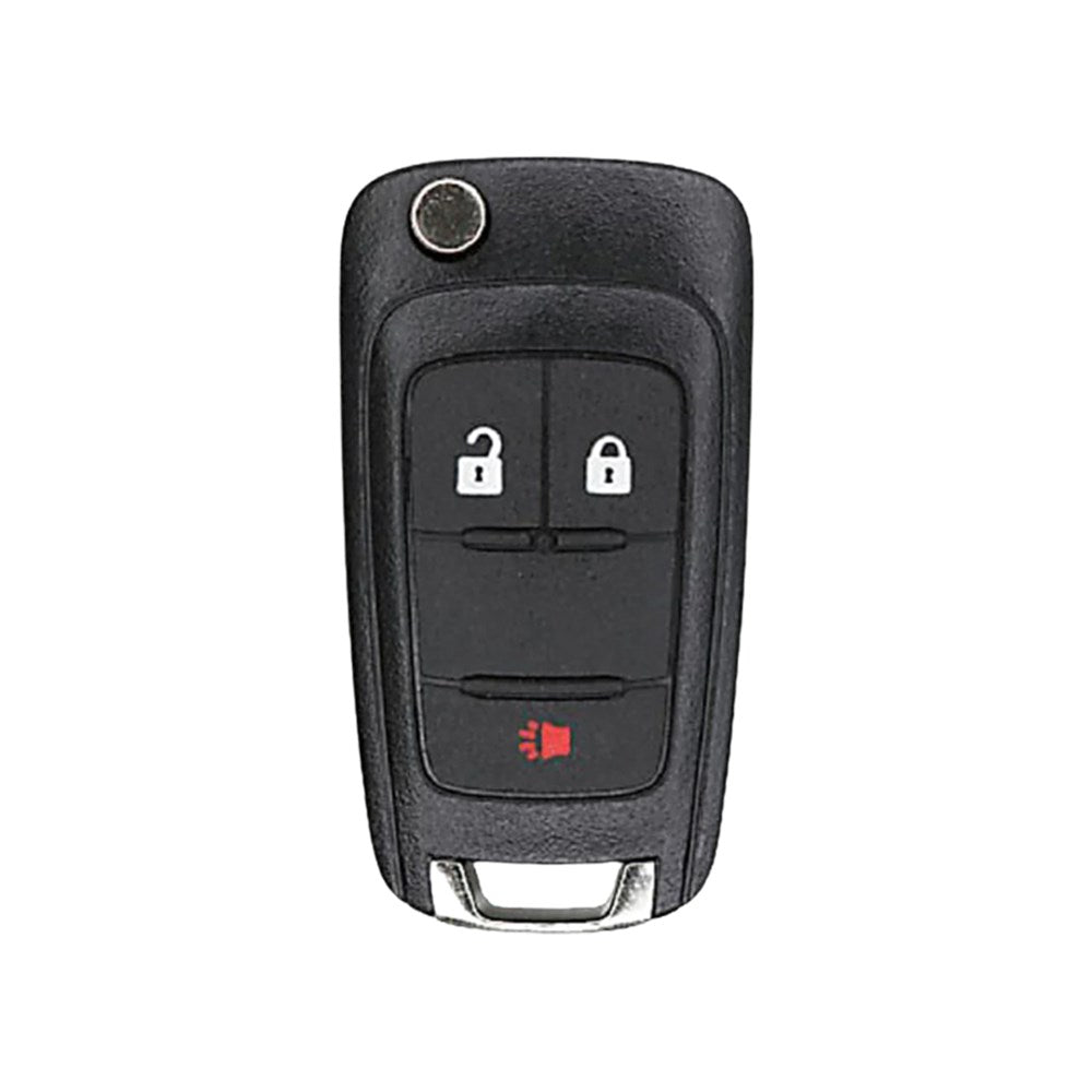 Chevrolet Equinox/Sonic 2010-2019 3-Button Flip Remote Head Key   FCC: OHT01060512 / V2T01060512 - 315 Mhz