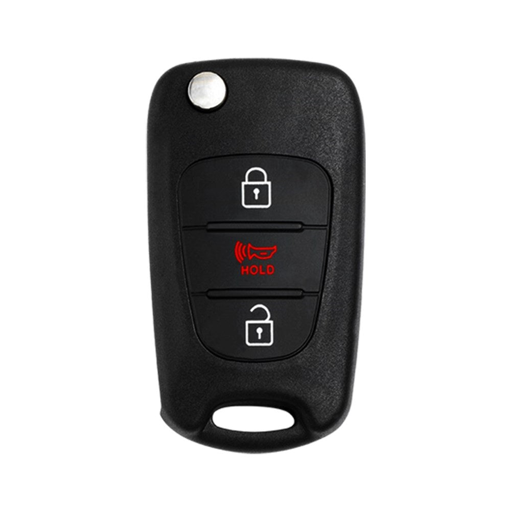 Kia Sportage 2012-2013 3-Button Flip Key Remote   FCC: NYOSEKSAM11ATX / Assy: SL - 315 Mhz