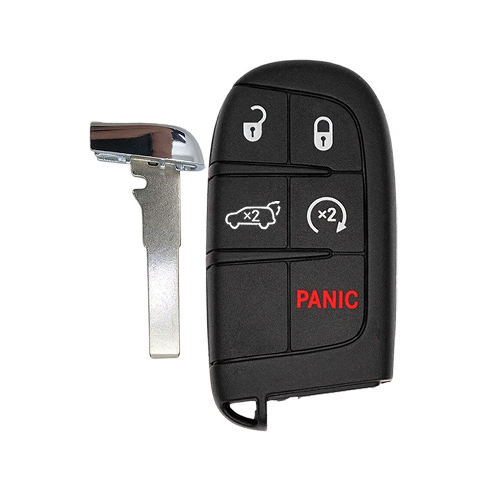 Jeep Compass 2017-2020 5-Button Smart Key w/Hatch   FCC: M3N-40821302 - 433 Mhz