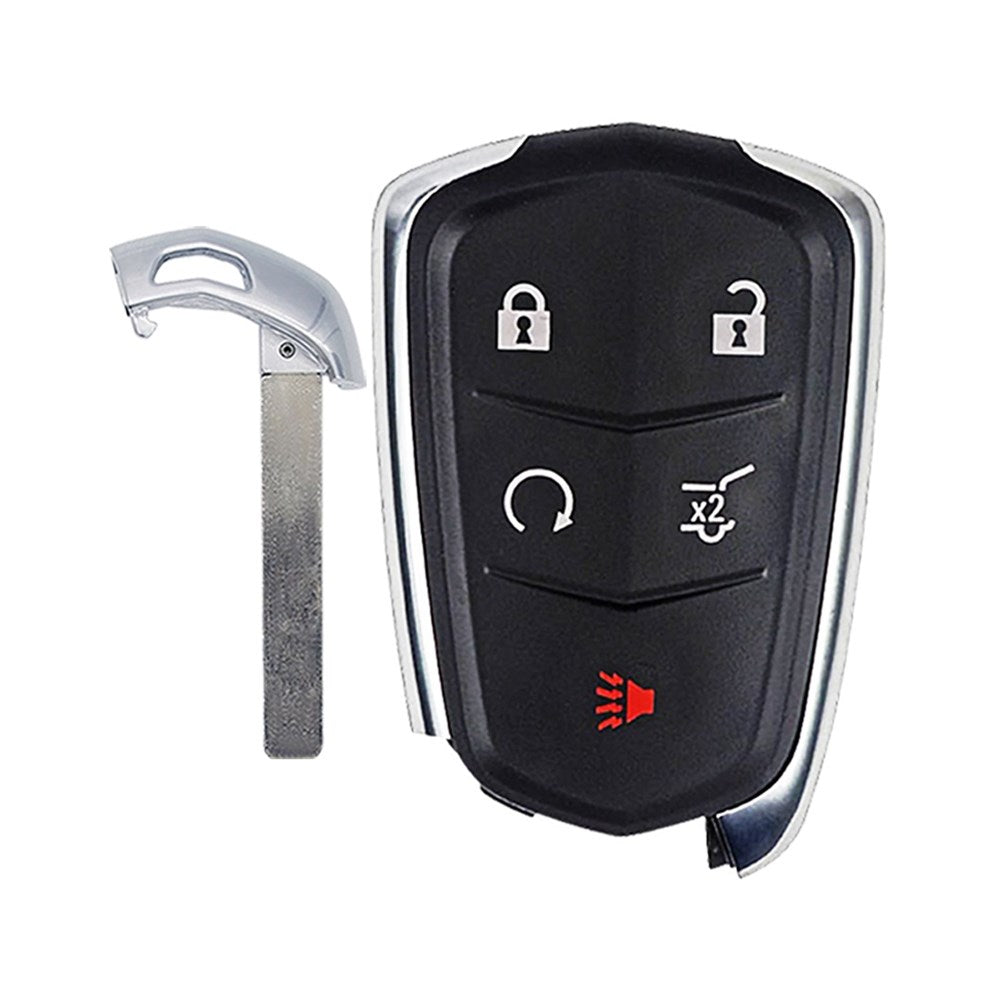 Cadillac SRX 2015-2016 5-Button Smart Key w/Remote Start   FCC:   HYQ2AB - 315 Mhz