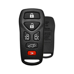 Nissan Quest 2004-2010 6-Button Remote   FCC: KBRASTU51 - 315 MHz