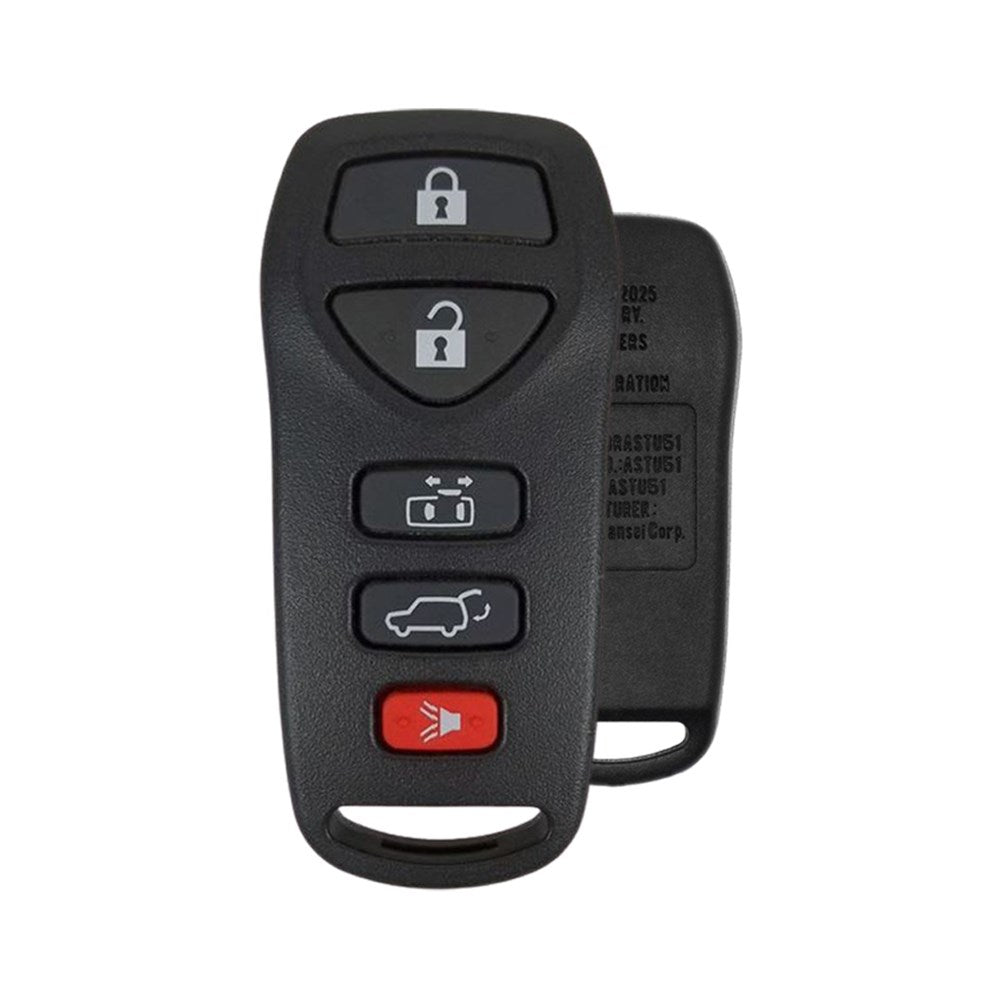 Nissan Quest 2004-2010 5-Button Remote   FCC:  KBRASTU51 - 315 MHz