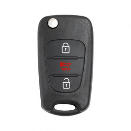 Kia Rio 2012-2013 3-Button Remote Head Flip Key   FCC:   TQ8-RKE-3F02 - 315 MHz